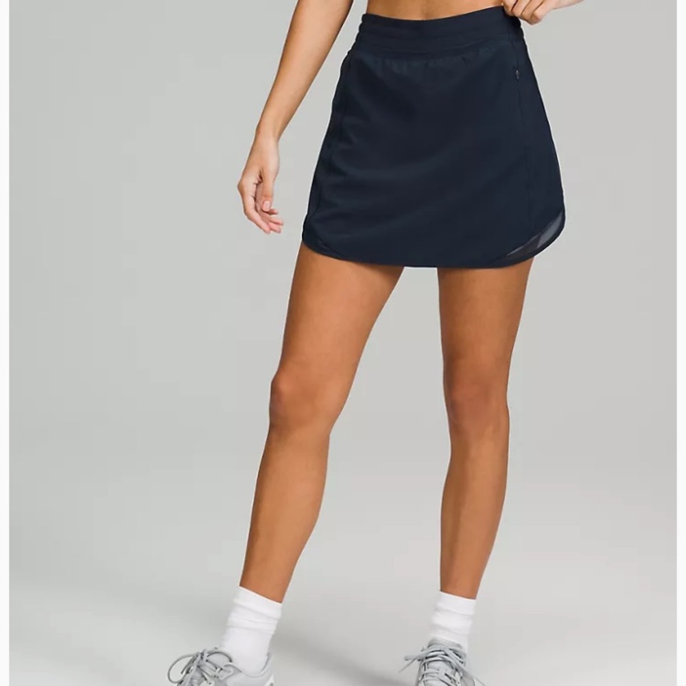 lululemon athletica Navy Athletic Skort